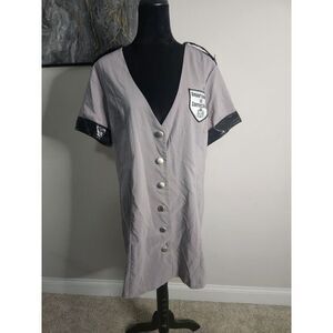 Vintage Style Department of Corrections Costume Dress Size XL